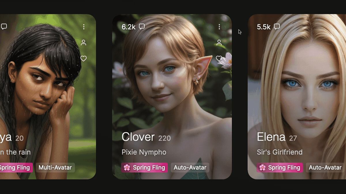 Character Card Options