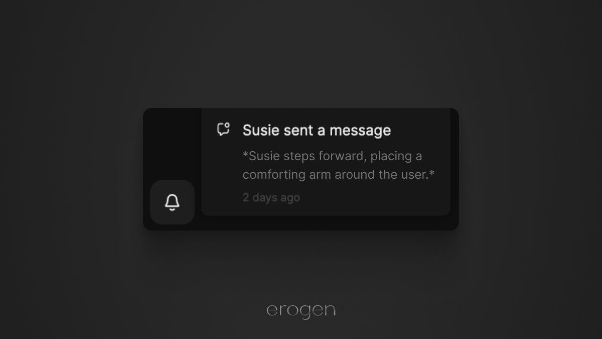 Notifications for AI-Initiated Messages